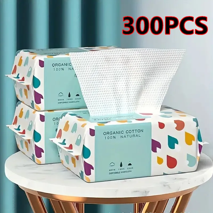 Skincare Only You - 100/300PCS Disposable Thick 100% Cotton Face