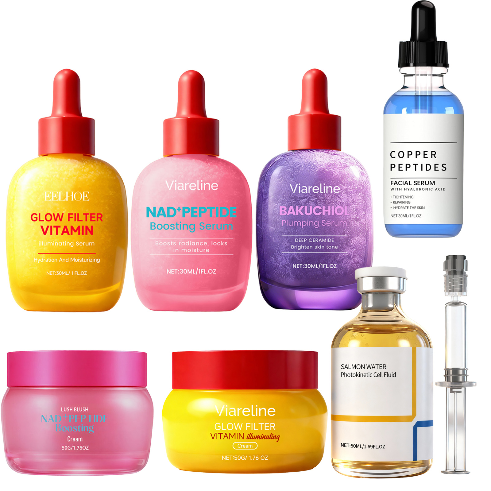 Bakuchiol Retinol Alternative - Bakuchiol Plumping&Vitamin C Illuminating Serum –