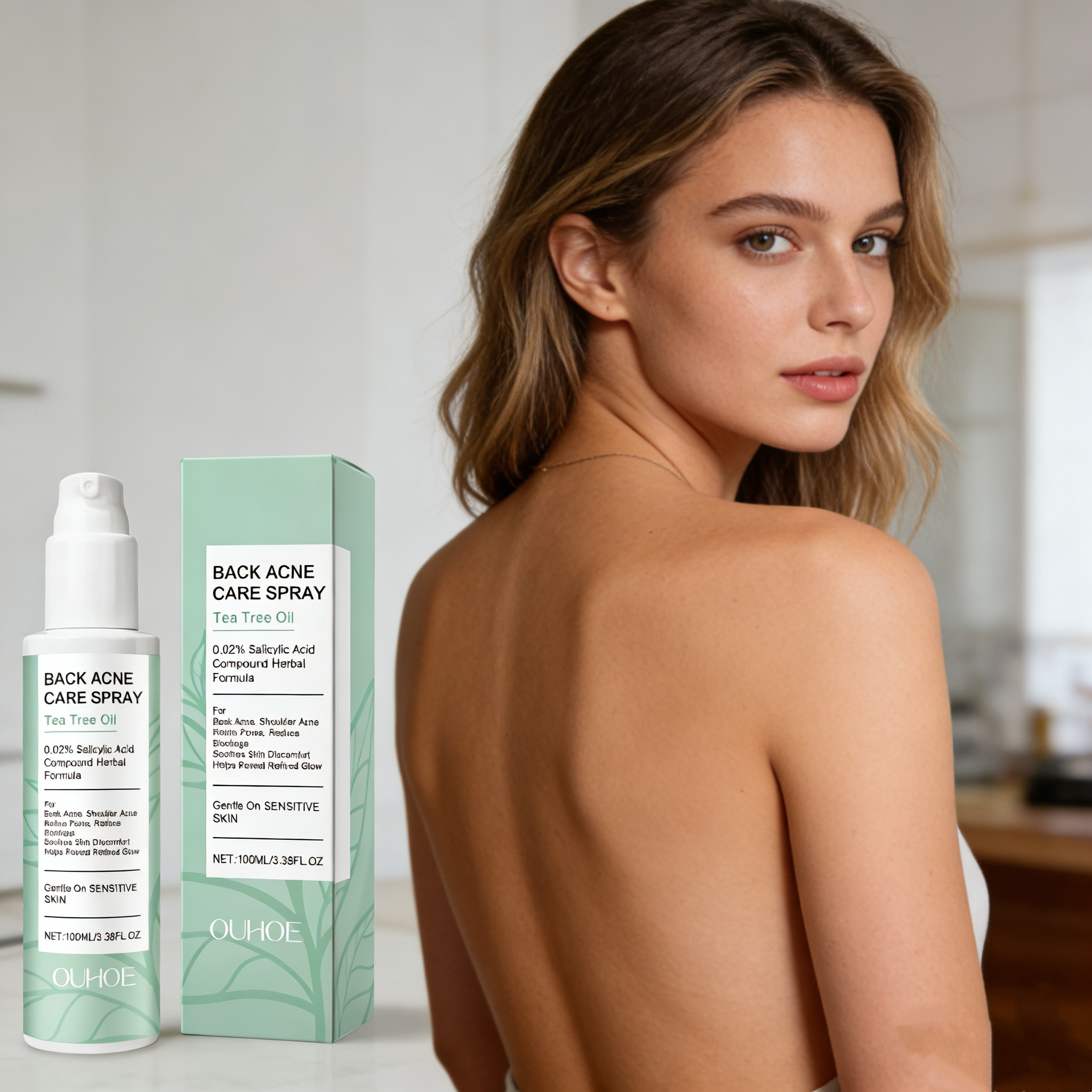 Salicylic Acid Cleanser - Salicylic Acid Back Acne Spray Natural