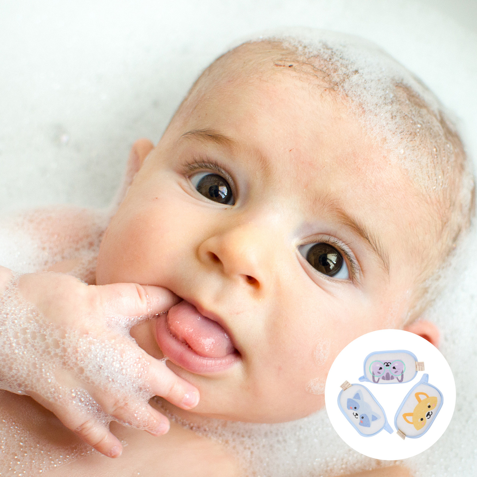 3Pcs Baby Bath Scrubber Ultra  - مراجعة Skincare Newborn وسعره