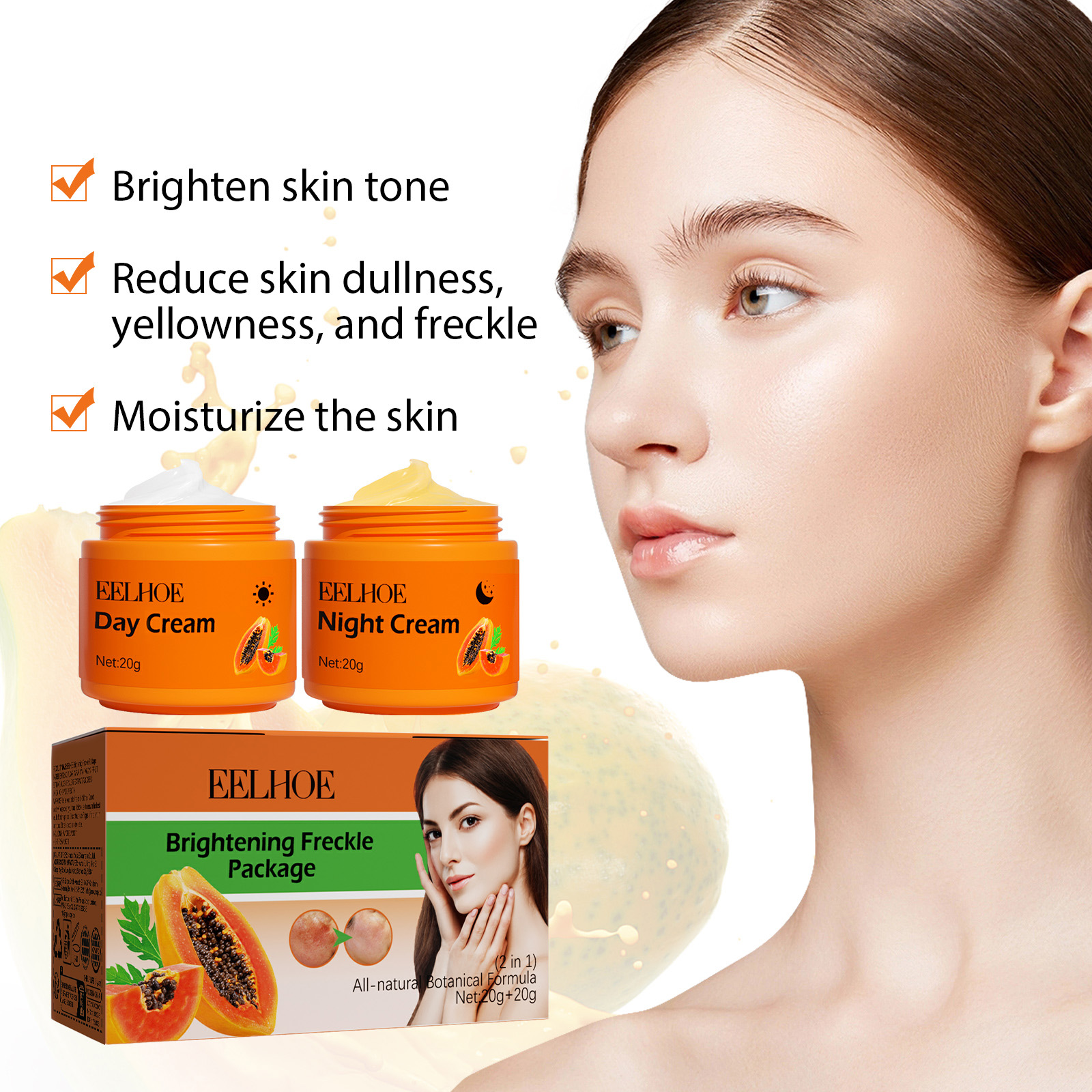 Papaya Brightening Freckle Fac - مراجعة Skincare Vitamin C وسعره