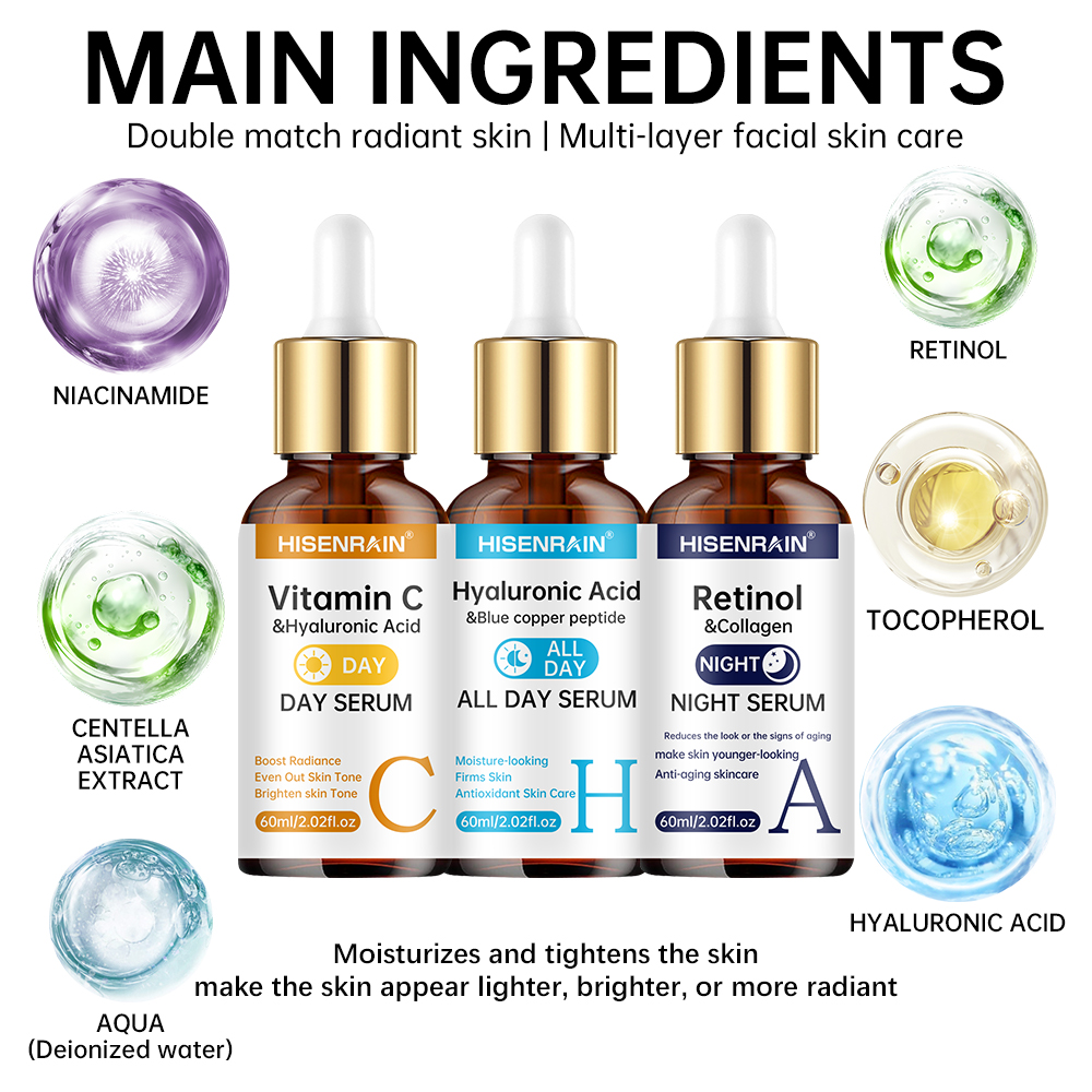 HISENRAIN Vitamin C + Retinol  - مراجعة Skincare Garnier وسعره