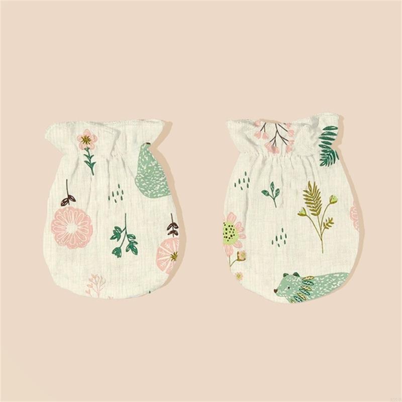 1 Pair Newborns Cotton Mittens - مراجعة Skincare Newborn وسعره