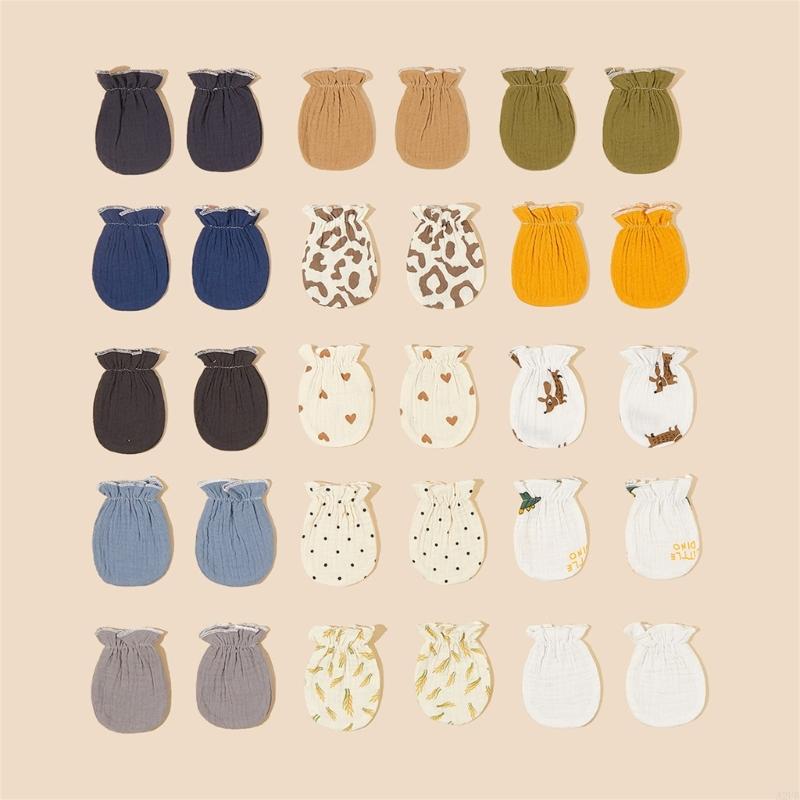 1 Pair Newborns Cotton Mittens - مراجعة Skincare Newborn وسعره