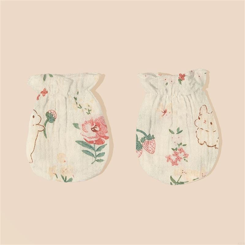 1 Pair Newborns Cotton Mittens - مراجعة Skincare Newborn وسعره