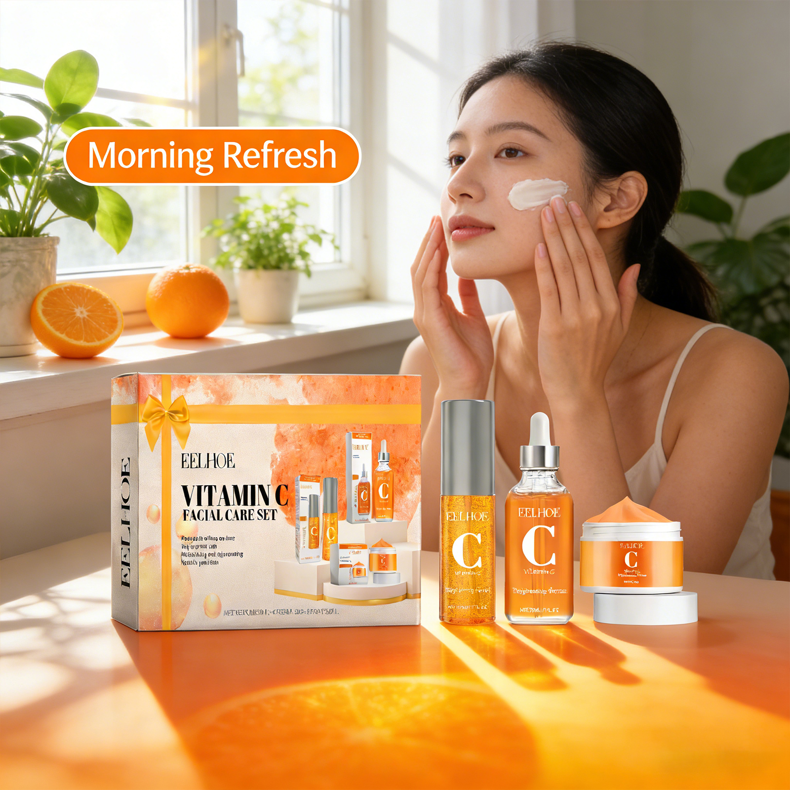Vitamin C Facial Care Set Enha - مراجعة Skincare Vitamin C وسعره