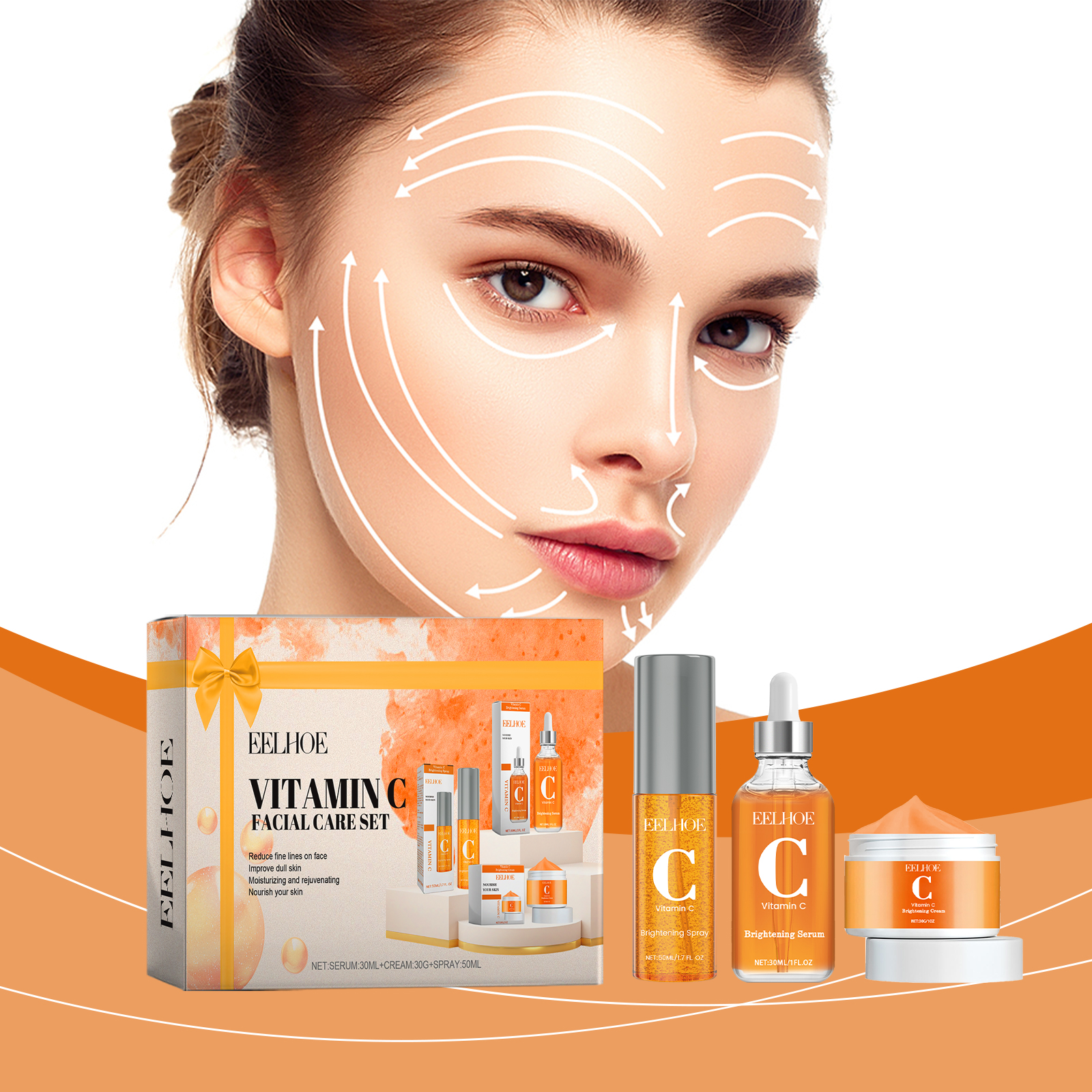 Vitamin C Facial Care Set Enha - مراجعة Skincare Vitamin C وسعره