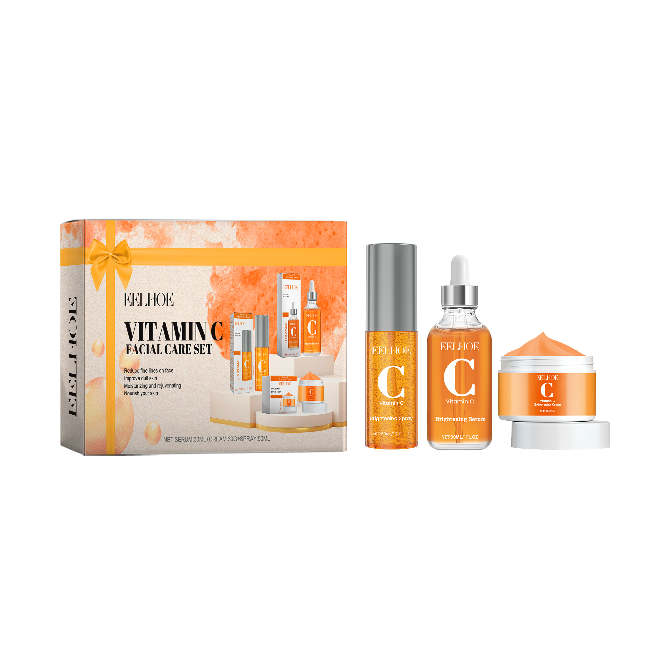 Vitamin C Facial Care Set Enha - مراجعة Skincare Vitamin C وسعره