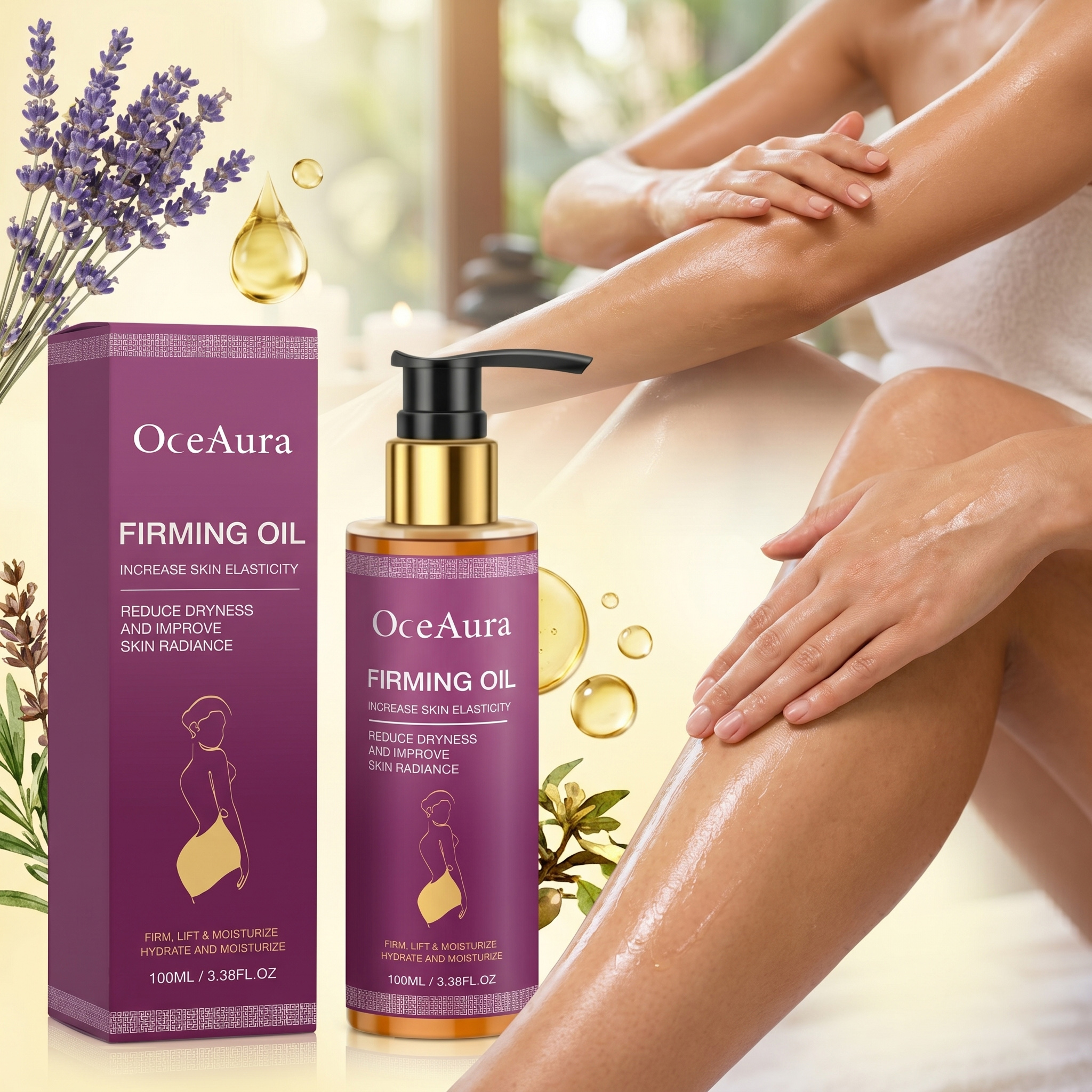 Lavender rose Body Oil Long La - مراجعة Skincare Glow وسعره
