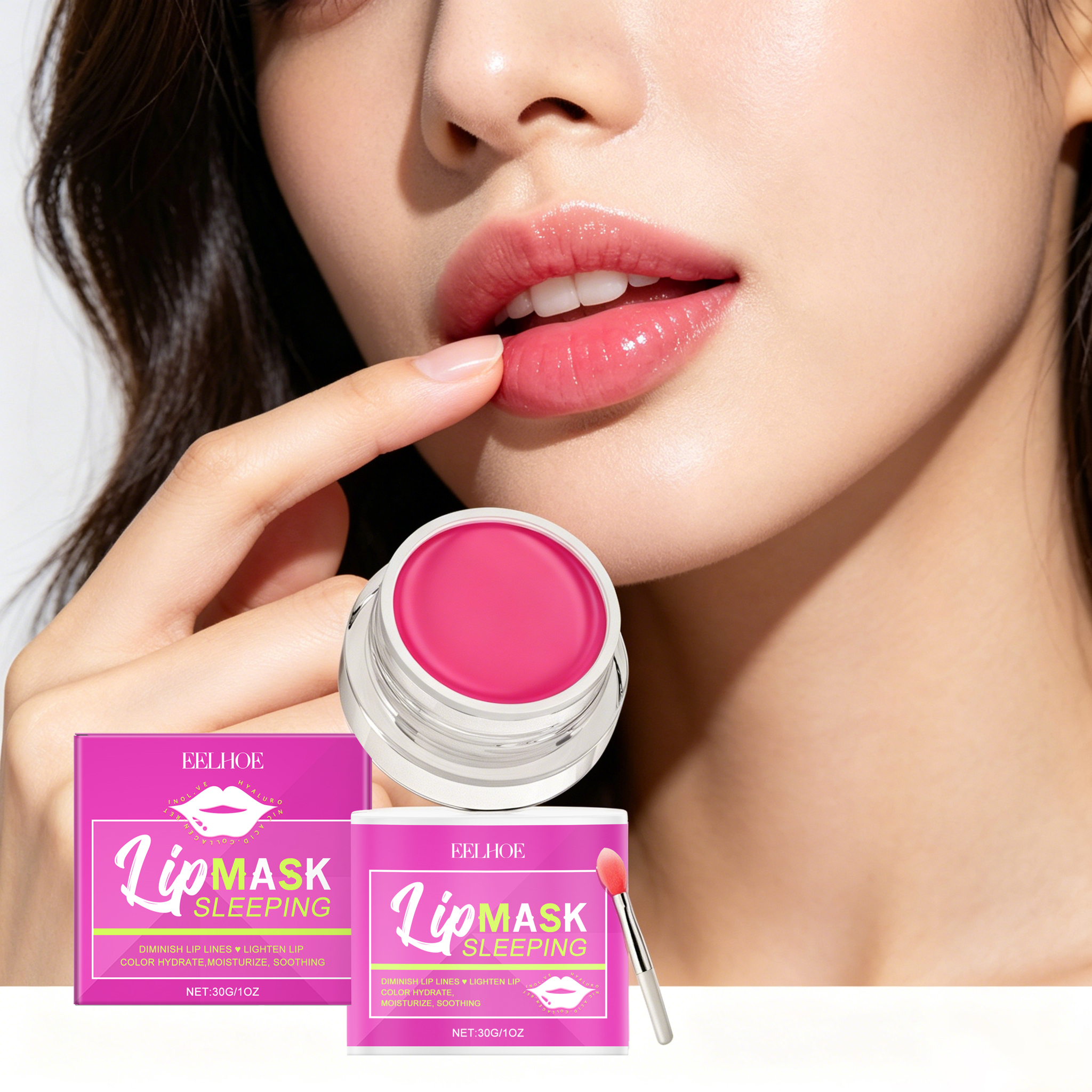 30g Pink Lip Sleeping Mask Gen - مراجعة Skincare Pink وسعره