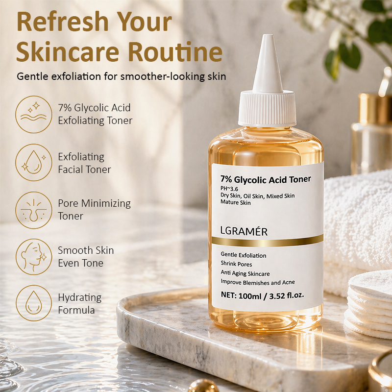 100ml Exfoliating Facial Toner - مراجعة Glycolic Acid Exfoliant وسعره