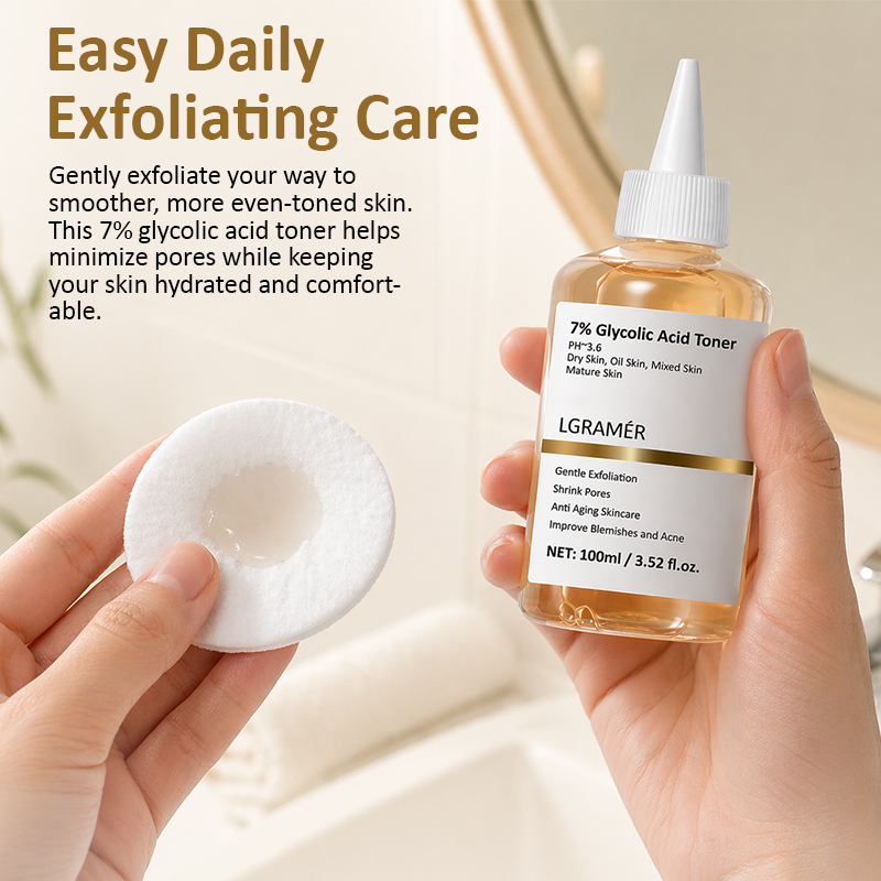 100ml Exfoliating Facial Toner - مراجعة Glycolic Acid Exfoliant وسعره