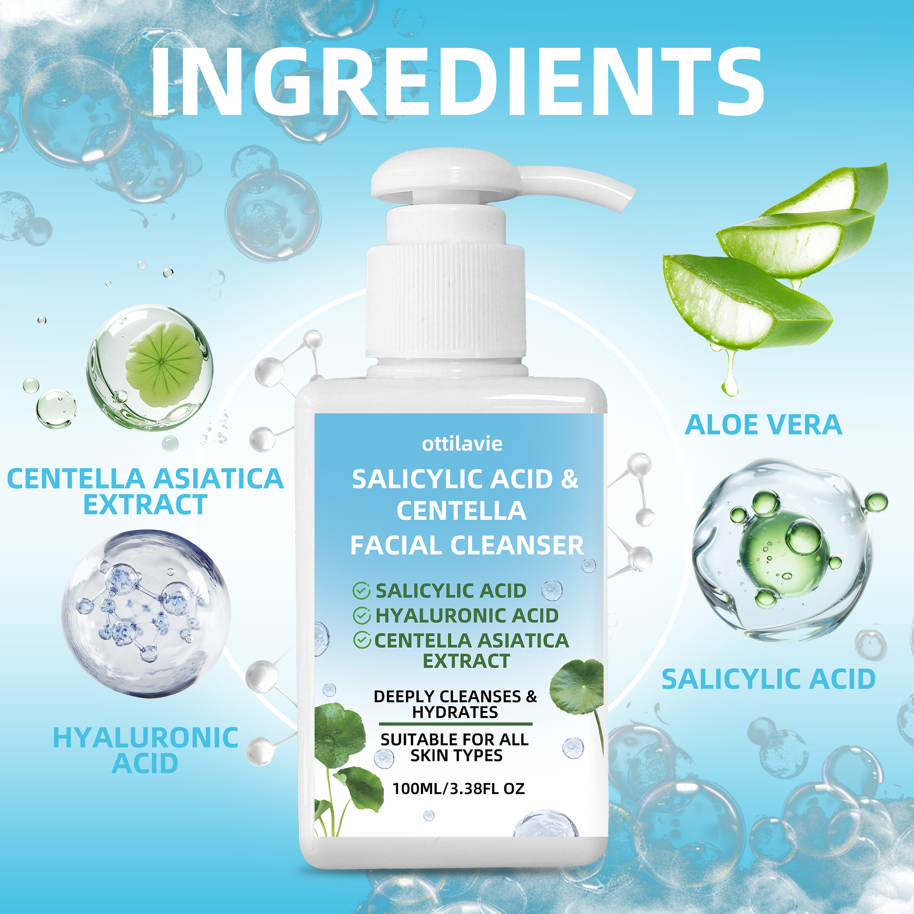Ottilavie Salicylic Acid & Cen - مراجعة Glycolic Acid Exfoliant وسعره