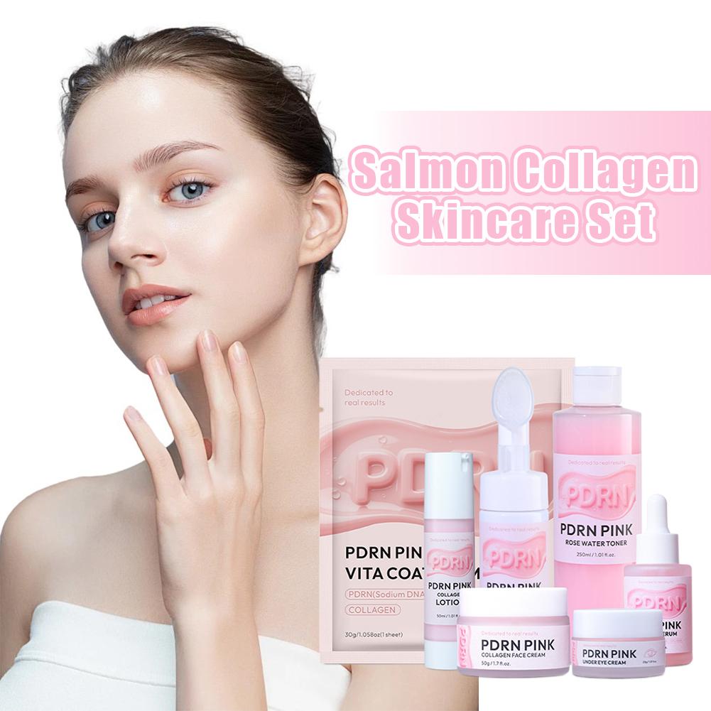 PDRN Pink Glow Skincare Set Sa - مراجعة Skincare Glow وسعره