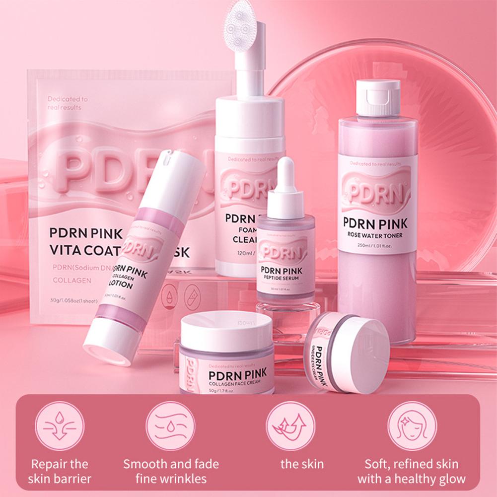 PDRN Pink Glow Skincare Set Sa - مراجعة Skincare Glow وسعره
