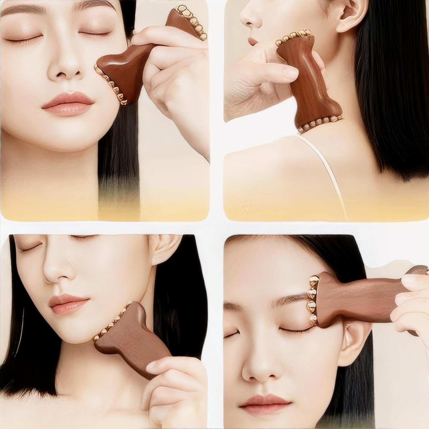 Brass Facial Contour Roller So - مراجعة Skincare Glow وسعره