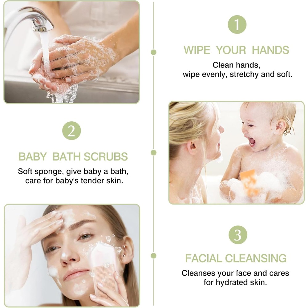 2PCS Baby Cradle Cap Brush and - مراجعة Skincare Newborn وسعره