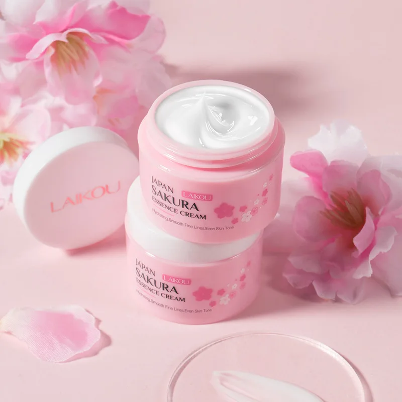LAIKOU Japan Sakura Essence Cr - مراجعة Skincare Vitamin C وسعره