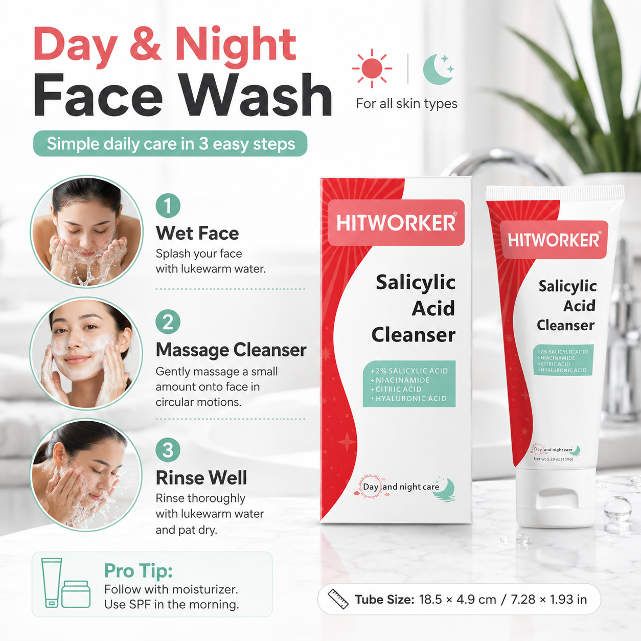 150g Acne Removing Foam Facial - مراجعة Salicylic Acid Cleanser وسعره