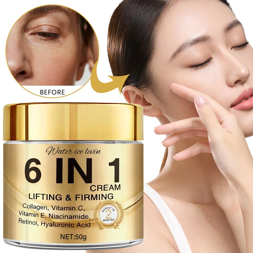 6 IN 1 Collagen Face Cream Lif - مراجعة Skincare Vitamin C وسعره