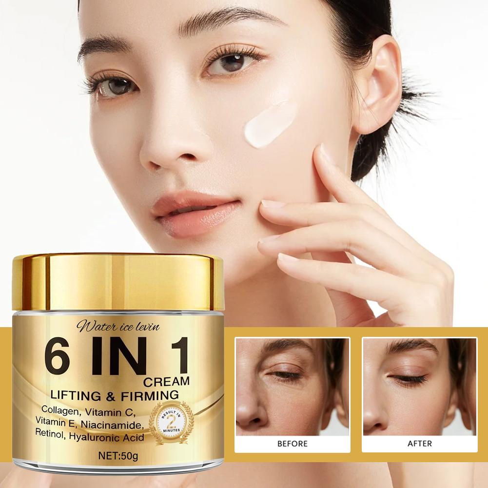 6 IN 1 Collagen Face Cream Lif - مراجعة Skincare Vitamin C وسعره