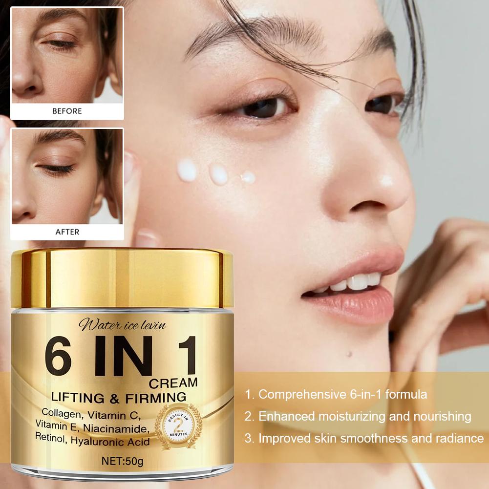 6 IN 1 Collagen Face Cream Lif - مراجعة Skincare Vitamin C وسعره