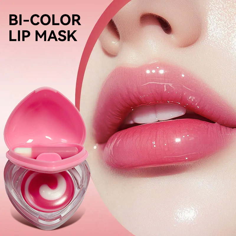 Luckgo Heart Double Color Lip  - مراجعة Skincare Pink وسعره