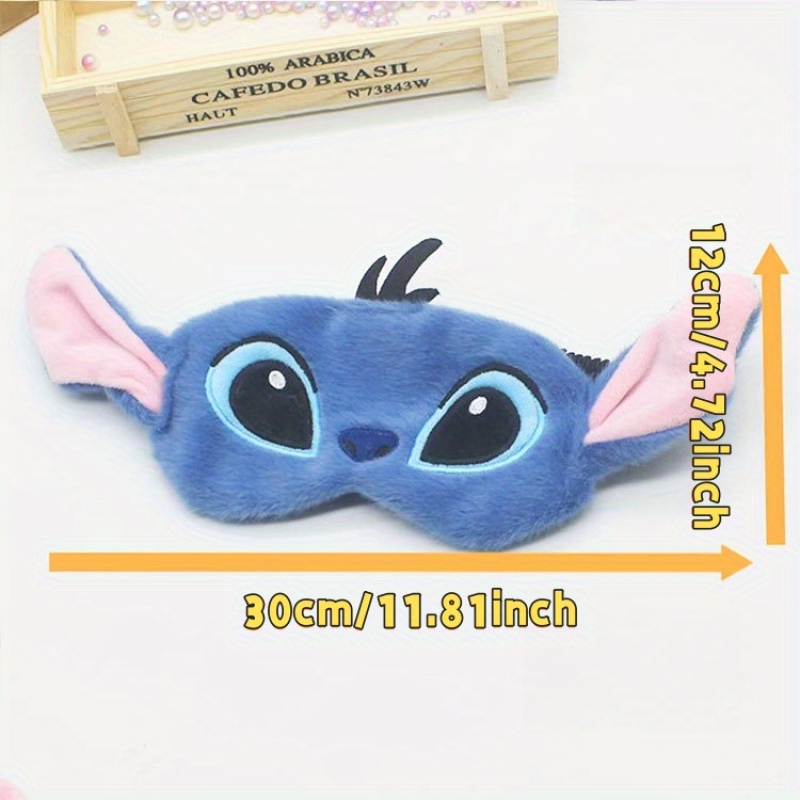 Disney Stitch plush eye mask w - مراجعة Skincare Pink وسعره