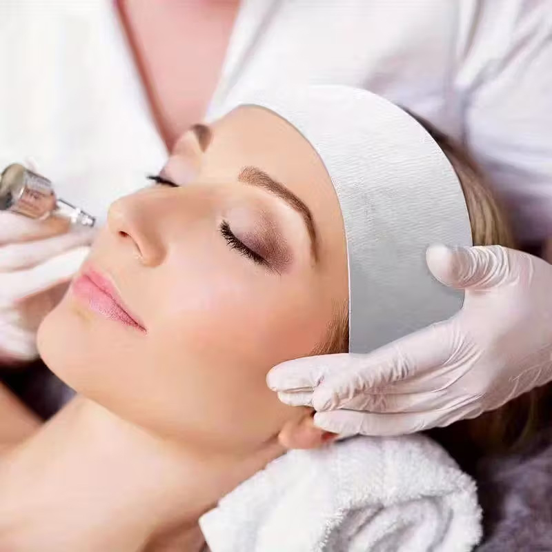 10/50/100pcs Disposable Headba - مراجعة Skincare Pink وسعره