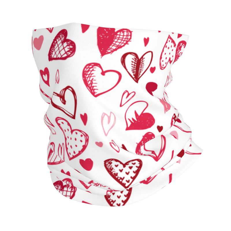 Pink Red Love Hearts Bandana N - مراجعة Skincare Pink وسعره