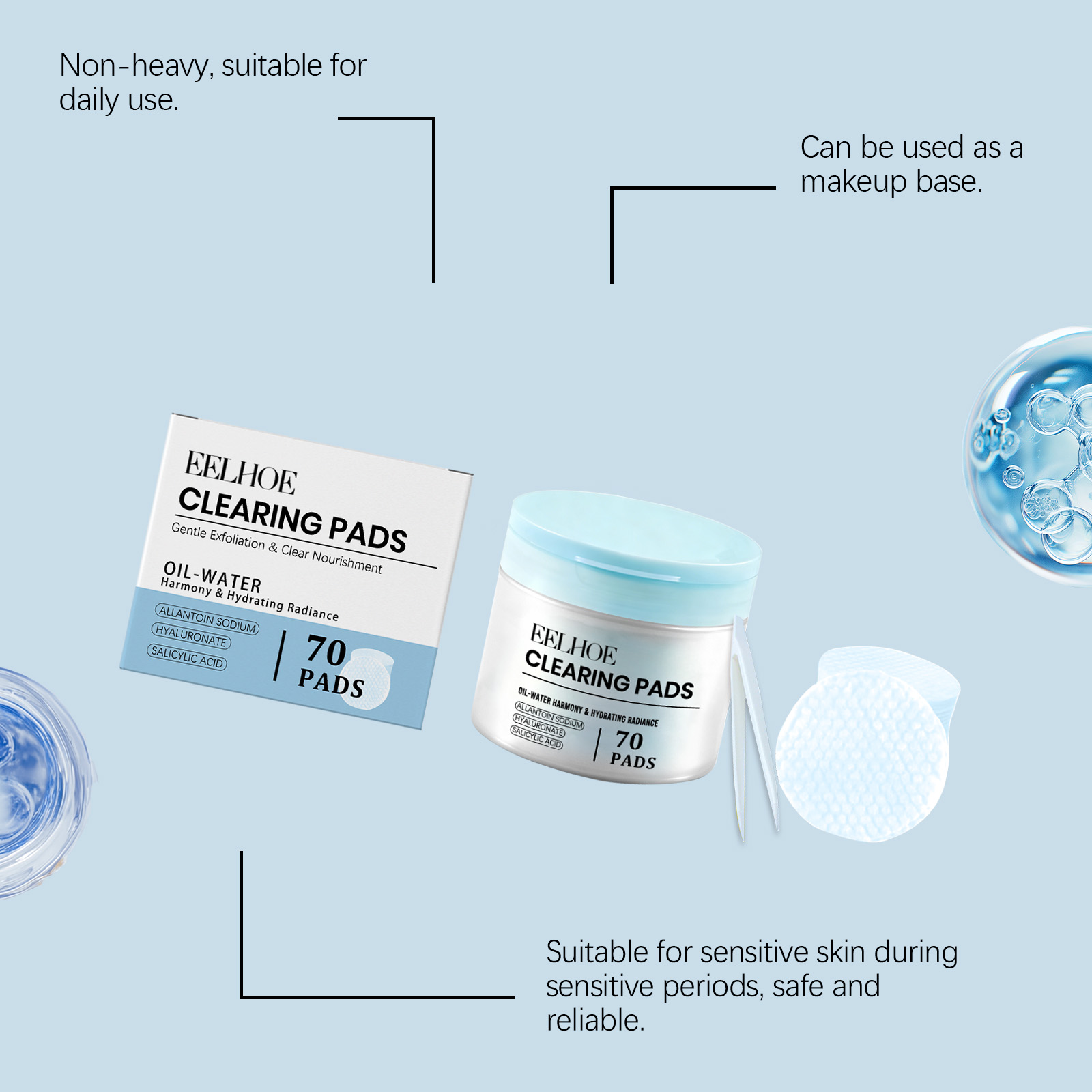 70/140/210/280 Pads Clearing P - مراجعة Salicylic Acid Cleanser وسعره