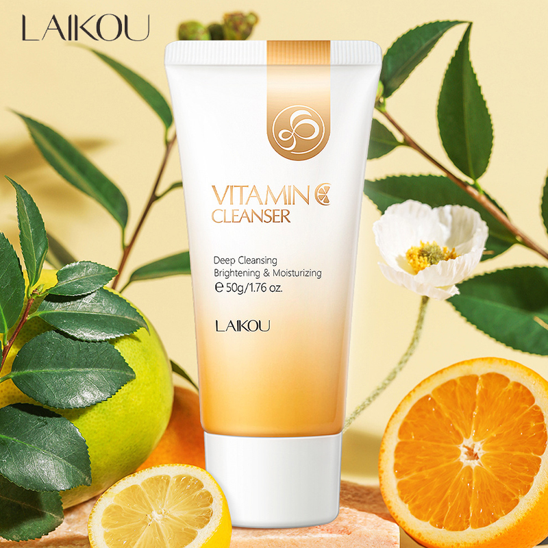 LAIKOU 50g Vitamin C Facial Cl - مراجعة Salicylic Acid Cleanser وسعره