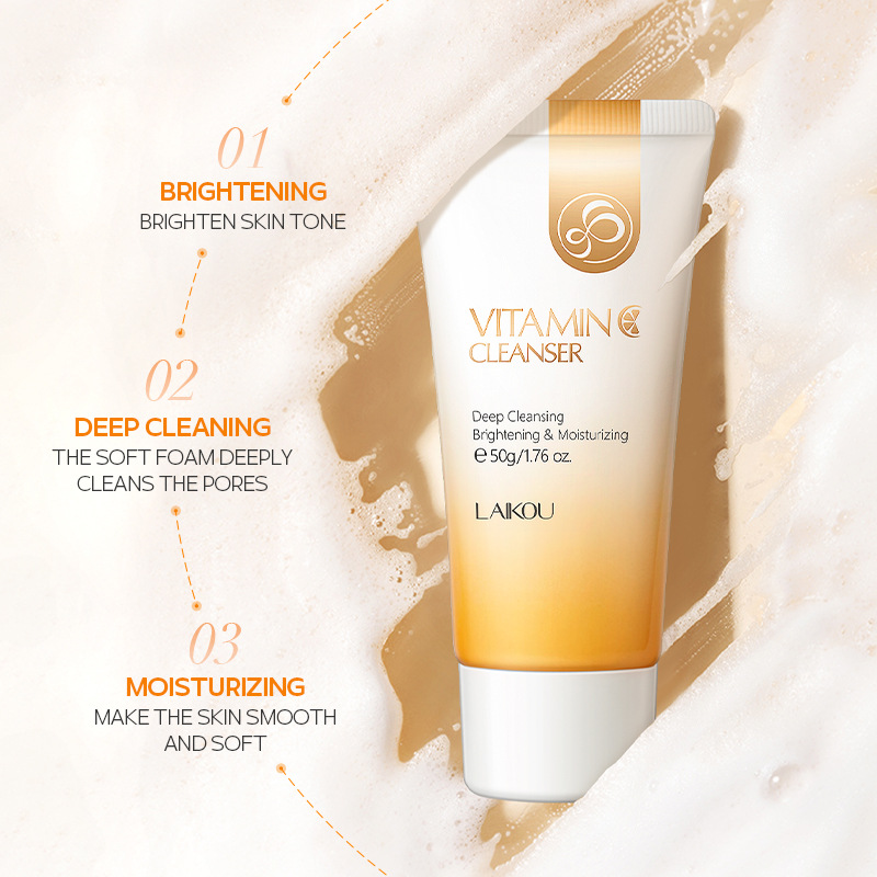 LAIKOU 50g Vitamin C Facial Cl - مراجعة Salicylic Acid Cleanser وسعره