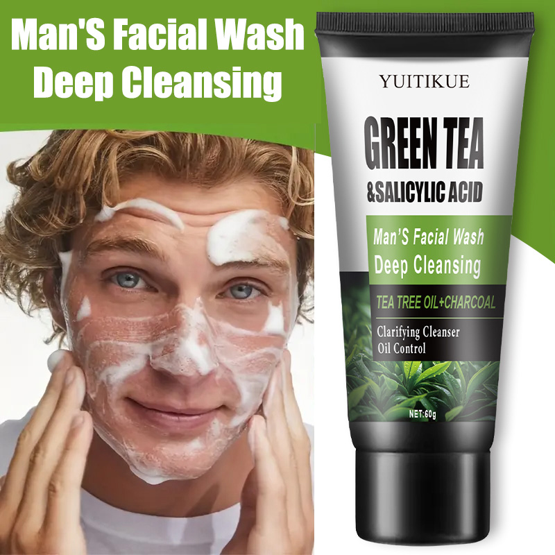 YUITIKUE Men's Facial Wash 60g - مراجعة Salicylic Acid Cleanser وسعره