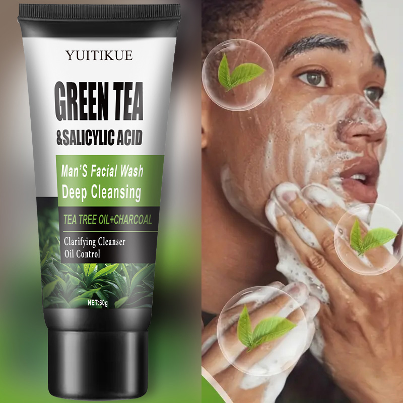 YUITIKUE Men's Facial Wash 60g - مراجعة Salicylic Acid Cleanser وسعره