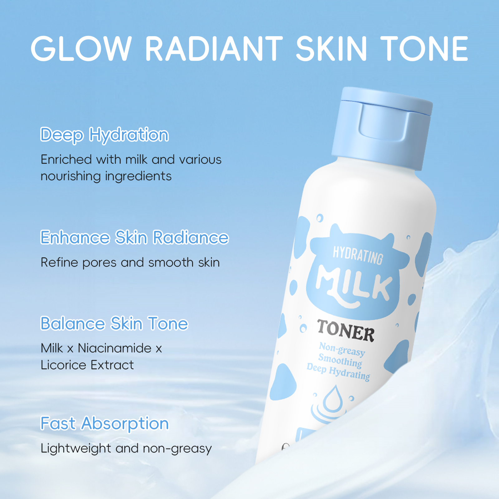 LAIKOU 6Pcs Milk Hydrating Ski - مراجعة Skincare Glow وسعره
