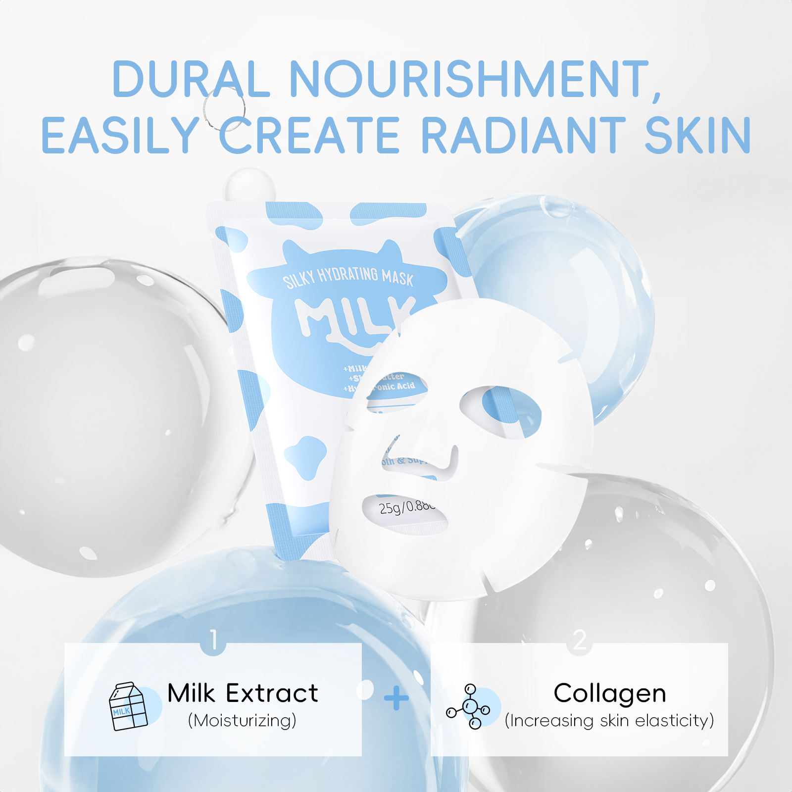 LAIKOU 6Pcs Milk Hydrating Ski - مراجعة Skincare Glow وسعره