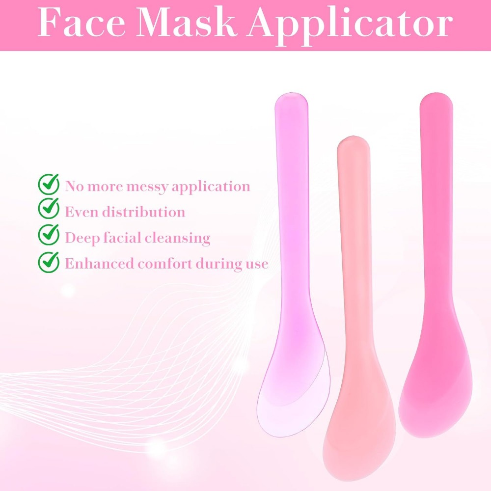 9-Piece Pink Facial Spatula Se - مراجعة Skincare Pink وسعره