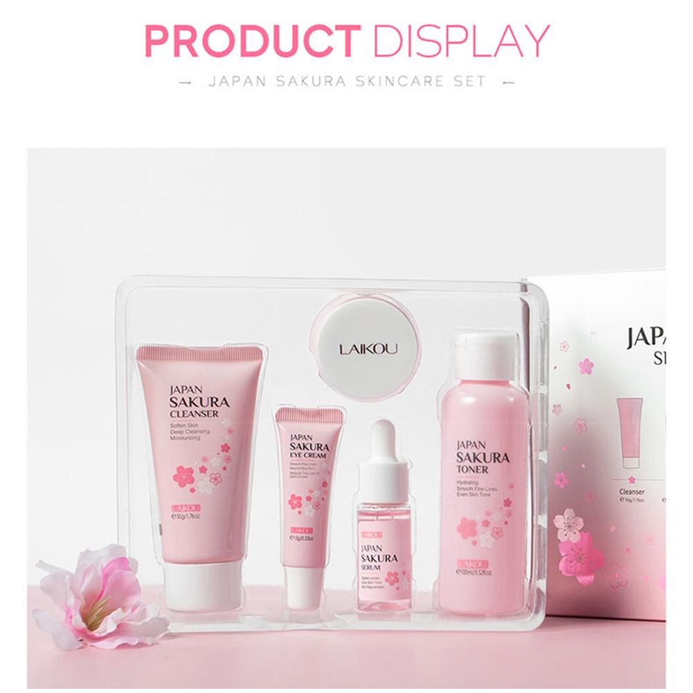 5/3pcs/Set Sakura Skin Care Se - مراجعة Skincare Garnier وسعره