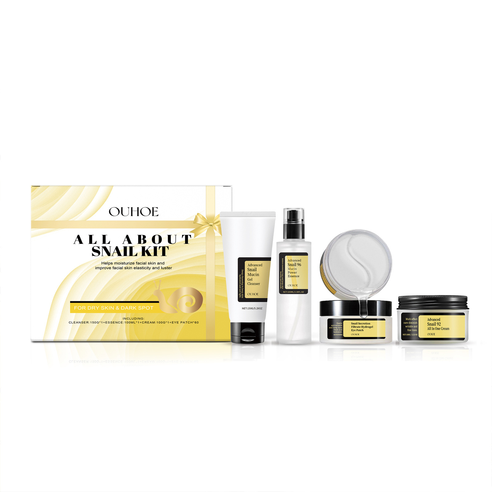 Snail Mucin 96 Skin Care Set M - مراجعة Skincare Glow وسعره