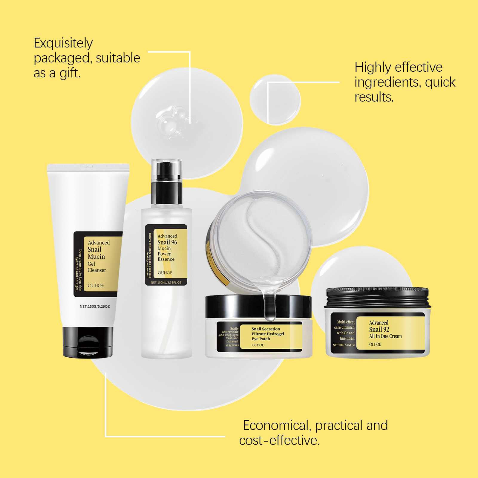 Snail Mucin 96 Skin Care Set M - مراجعة Skincare Glow وسعره
