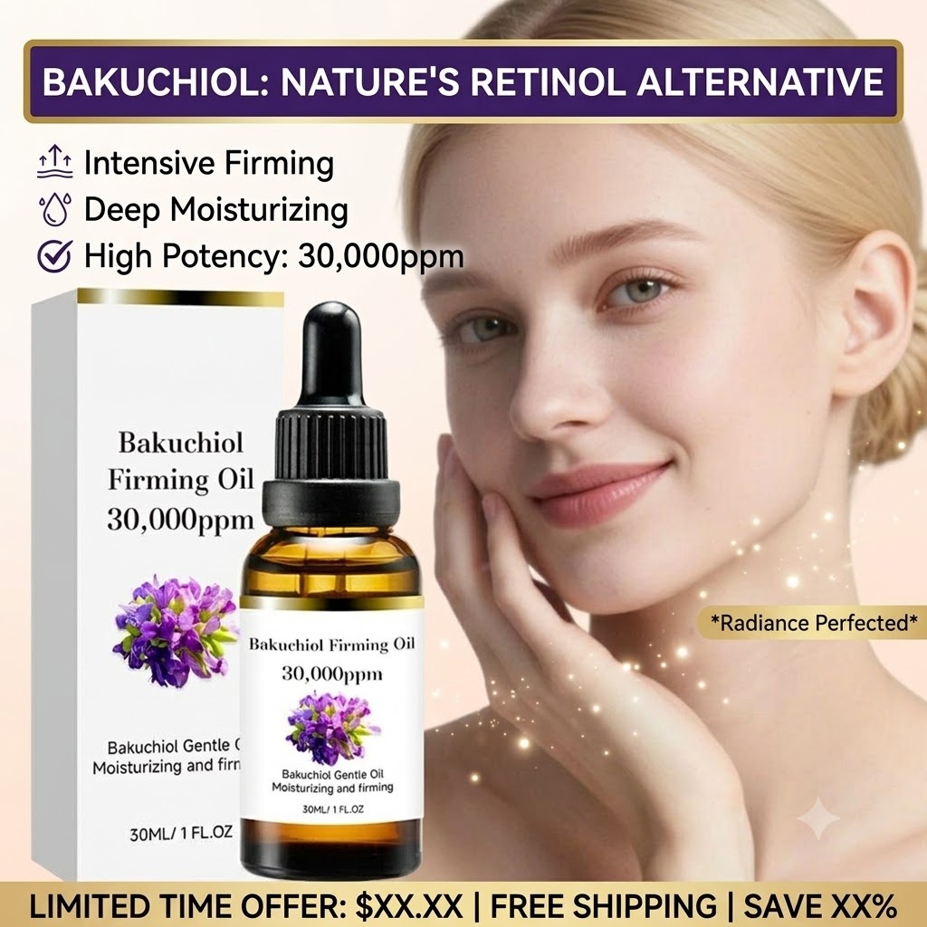 30ml Bakuchiol Face Oil Natura - مراجعة Bakuchiol Retinol Alternative وسعره