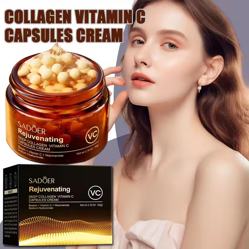 Vitamin C Capsule Cream Collag - مراجعة Skincare Vitamin C وسعره