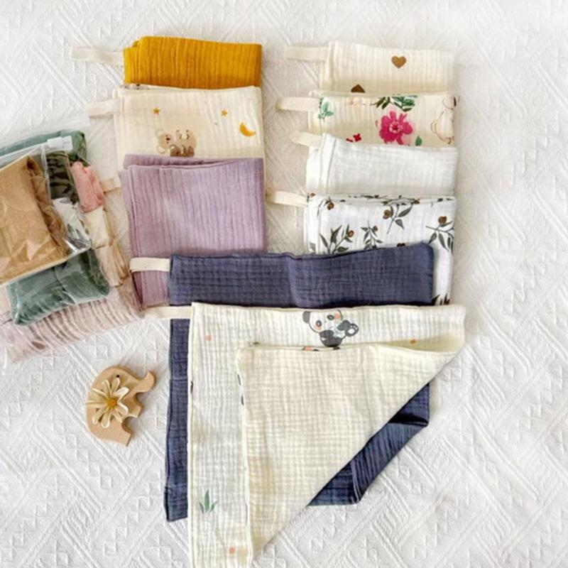 M89C 5 Pieces Soft Cotton Burp - مراجعة Skincare Newborn وسعره