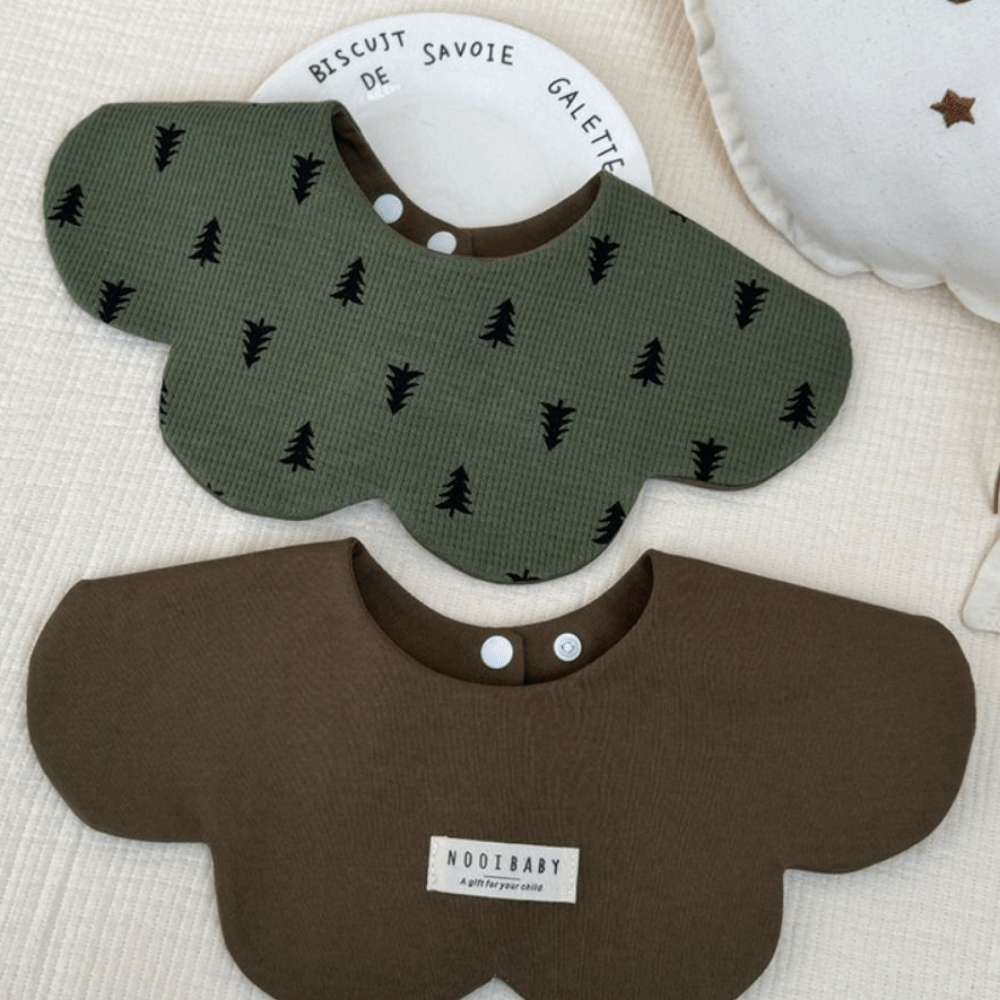 Cartoon Baby Feeding Bib Two-s - مراجعة Skincare Newborn وسعره